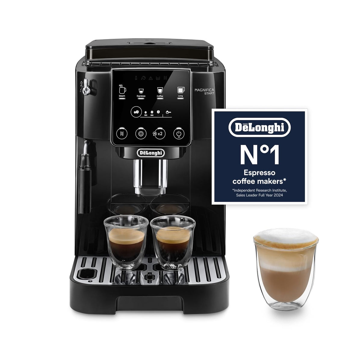 De'Longhi Magnifica Evo Next - Automatic Coffee Machine 13 Drinks Titanium