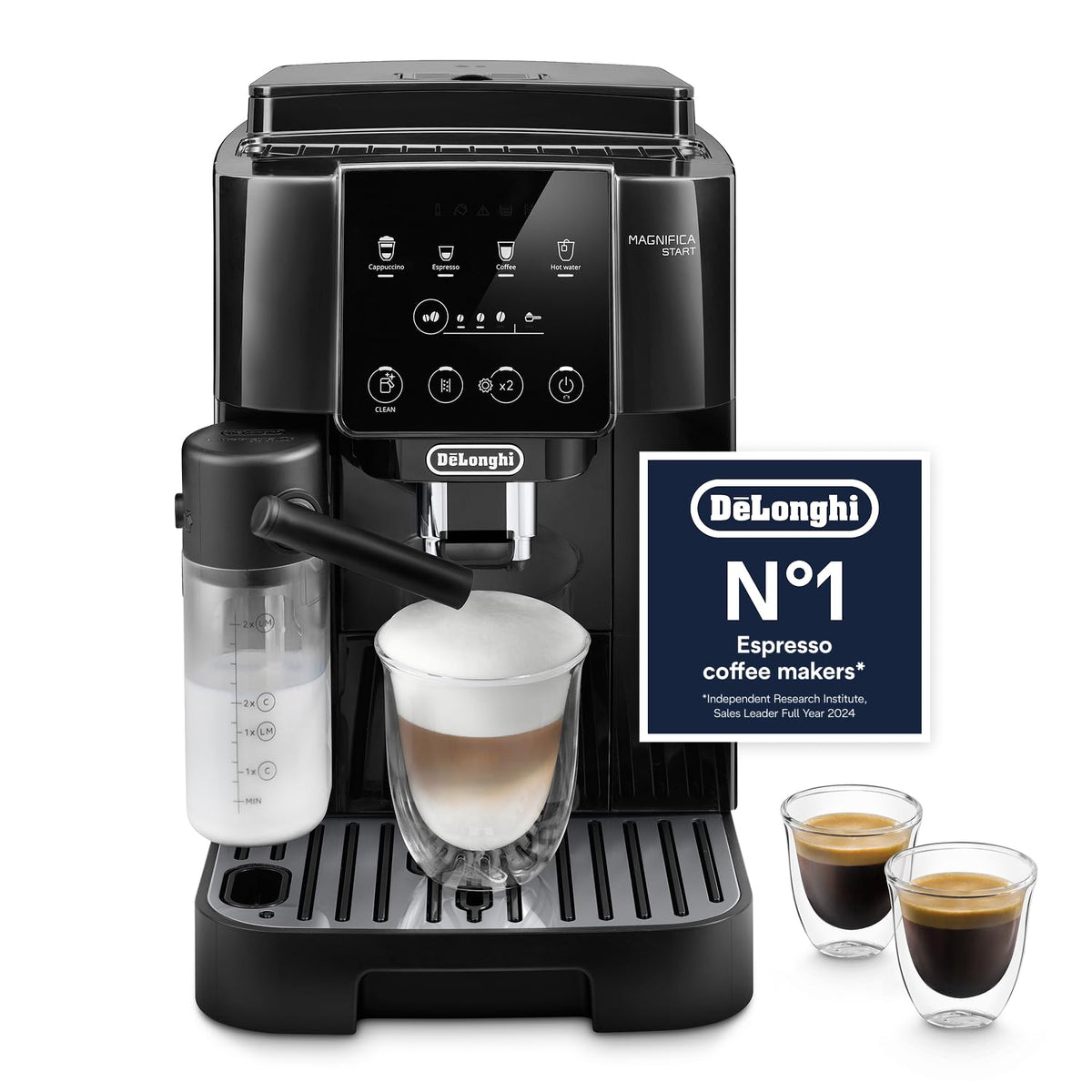 De'Longhi Magnifica Evo Next - Automatic Coffee Machine 13 Drinks Titanium