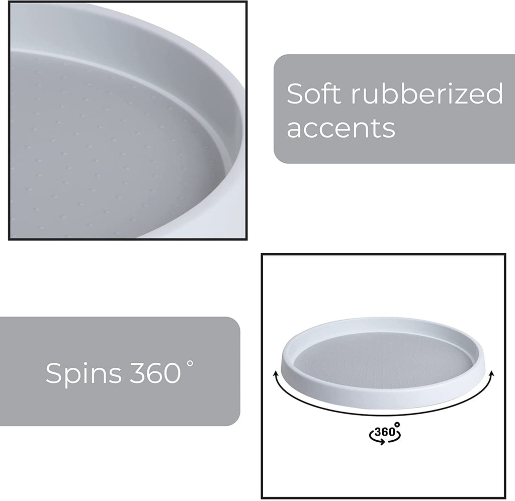 Lazy Susan Spinning Turntable Organizer - 12 Inch