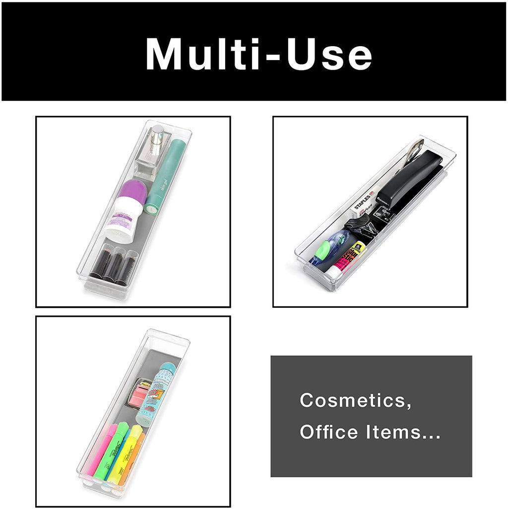 Plastic Drawer Organizer - 12 X 3 Inch